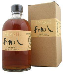 AKASHI ΟΥΙΣΚΙ AKASHI SHERRY CASK WHITE OAK 5 ΕΤΩΝ SINGLE MALT 500 ML