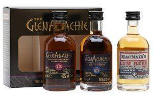 GLENALLACHIE ΣΕΤ 3 ΜΙΝΙΑΤΟΥΡΕΣ ΟΥΙΣΚΙ THE GLENALLACHIE COLLECTION (12Y, 15Y - MACNAIR&#039;S LUM REEK) 3X50ML