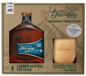 FLOR DE CANA RUM FLOR DE CANA 12 ΕΤΩΝ JICARAS ΣΥΣΚΕΥΑΣΙΑ ΔΩΡΟΥ ΜΕ ΠΟΤΗΡΙ 700 ML