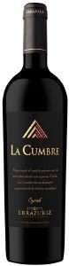 ERRAZURIZ ΚΡΑΣΙ ERRAZURIZ LA CUMBRE SHIRAZ 2018 ΕΡΥΘΡΟ 750ML