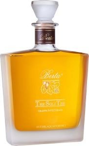 GRAPPA TRE SOLI TRE  BERTA 43% A.B.V. 2013 700 ML