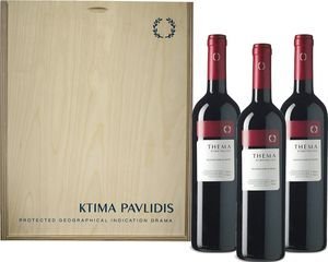 ΞΥΛΟΚΙΒΩΤΙΟ 3 ΦΙΑΛΩΝ ΚΡΑΣΙ THEMA ΕΡΥΘΡΟ 2021 ΚΤΗΜΑ ΠΑΥΛΙΔΗ 750 ML ΞΥΛΟΚΙΒΩΤΙΟ 3 ΦΙΑΛΩΝ ΚΡΑΣΙ THEMA ΕΡΥΘΡΟ 2021 ΚΤΗΜΑ ΠΑΥΛΙΔΗ 750 ML