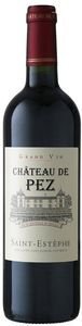 CHATEAU DE PEZ ΚΡΑΣΙ CHATEAU DE PEZ ST. ESTEPHE CRU BOURGEOIS EXCEPTIONEL 2018 ΕΡΥΘΡΟ 750 ML