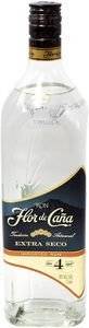 RUM FLOR DE CANA EXTRA SECO 4 ���� 1000 ML