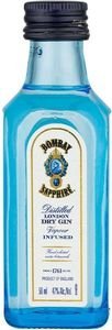 GIN BOMBAY SAPPHIRE 47% (PET) 50 ML