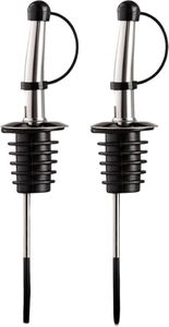 ΠΩΜΑΤΑ ΡΟΗΣ VACU VIN BOTTLE POURERS ΜΕ ΚΑΠΑΚΙΑ (2 ΤΜΧ)