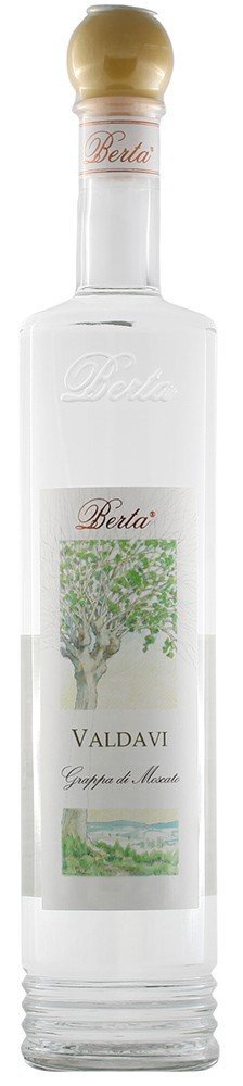 BERTA GRAPPA VALDAVI (MOSCATO) 40% A.B.V. 700 ML