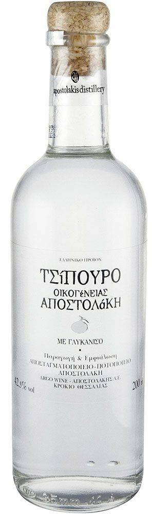 ΤΣΙΠΟΥΡΟ ΑΠΟΣΤΟΛΑΚΗ ΜΕ ΓΛΥΚΑΝΙΣΟ 200ML