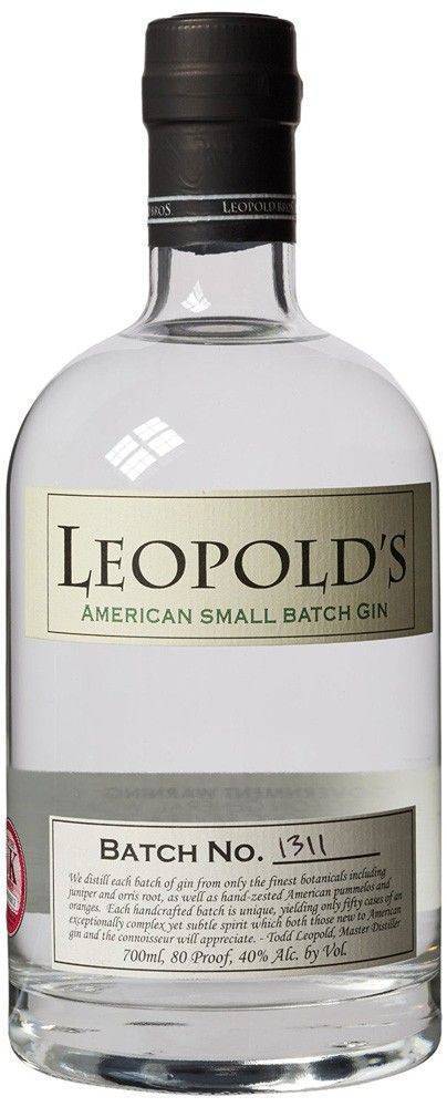 LEOPOLDS GIN LEOPOLD&#039;S SMALL BATCH 750 ML