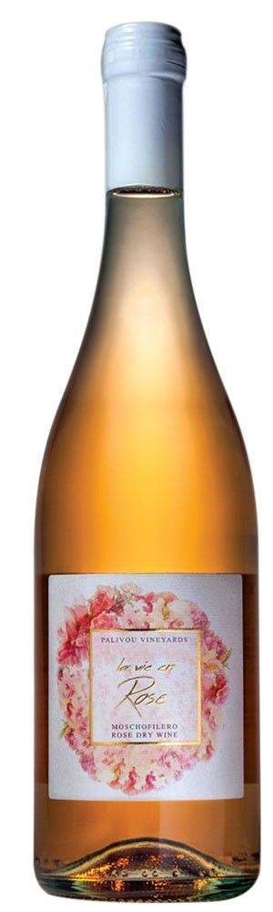ΚΡΑΣΙ LA VIE EN ROSE ΚΤΗΜΑ ΠΑΛΥΒΟΥ 2024 ΡΟΖΕ 750ML
