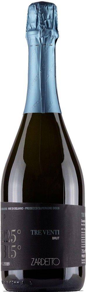 PROSECCO TRE VENTI BRUT SINGLE VINEYARD ZARDETTO ΛΕΥΚΟ 750ML