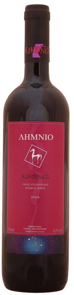 ΚΙΚΟΝΕΣ ΚΡΑΣΙ ΛΗΜΝΙΟ ΚΙΚΟΝΕΣ 2017 ΕΡΥΘΡΟ 750ML