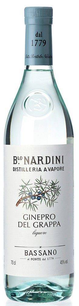 NARDINI DISTILLERIA A VAPORE GINEPRO DEL GRAPPA BORTOLO NARDINI 700 ML