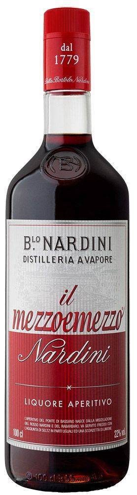 NARDINI DISTILLERIA A VAPORE ΑΠΕΡΙΤΙΦ MEZZOEMEZZO BORTOLO NARDINI 1000ML