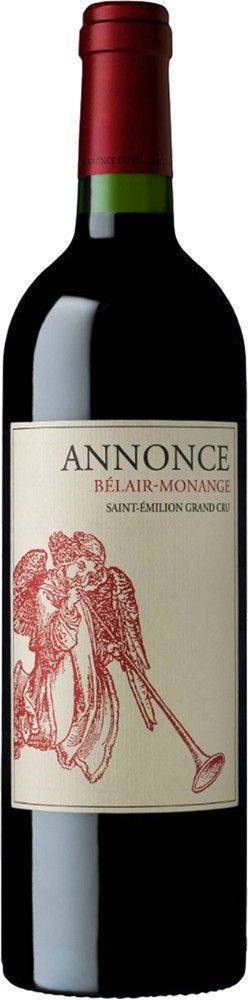 CHATEAU BELAIR-MONANGE ΚΡΑΣΙ ANNONCE DE BELAIR-MONANGE 2014 ΕΡΥΘΡΟ 750 ML