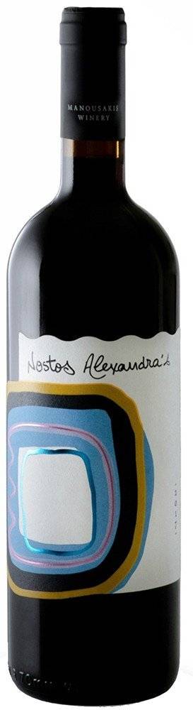 ΚΡΑΣΙ NOSTOS ALEXANDRA'S ΟΙΝΟΠΟΙΙΑ ΜΑΝΟΥΣΑΚΗ ΕΡΥΘΡΟ 2019 750ML