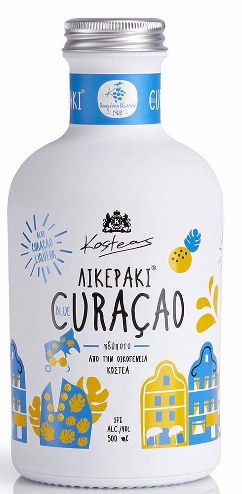 ΛΙΚΕΡ BLUE CURACAO ΠΟΤΟΠΟΙΙA ΚΩΣΤΕΑΣ 500ML