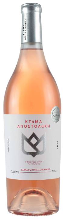 ΚΤΗΜΑ ΑΠΟΣΤΟΛΑΚΗ ΚΡΑΣΙ ΡΟΔΙΝΟΣ ΚΤΗΜΑ ΑΠΟΣΤΟΛΑΚΗ ΡΟΖΕ 2022 750ML