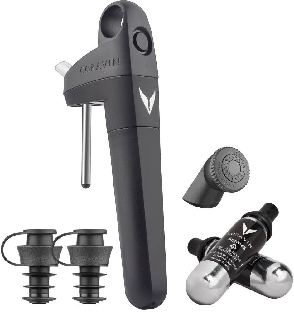 ΣΥΣΤΗΜΑ ΣΕΡΒΙΡΙΣΜΑΤΟΣ CORAVIN PIVOT PLUS ΜΑΥΡΟ