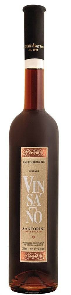 ΚΡΑΣΙ VINSANTO FIRST RELEASE ΚΤΗΜΑ ΑΡΓΥΡΟΥ 2017 ΛΕΥΚΟ 500ML