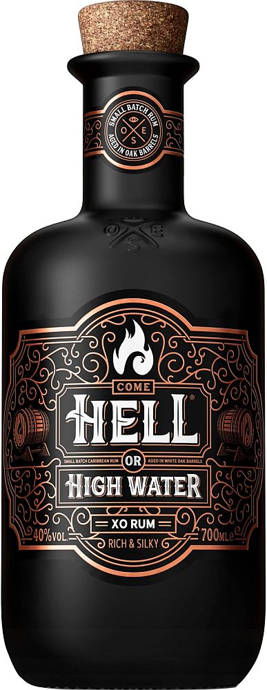 HELL OR HIGH WATER RUM HELL OR HIGH WATER XO 700ML
