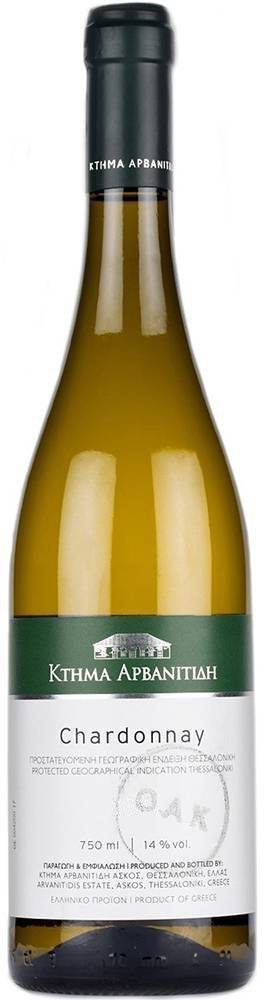 ΚΡΑΣΙ CHARDONNAY OAK ΚΤΗΜΑ ΑΡΒΑΝΙΤΙΔΗ 2019 ΛΕΥΚΟ 750ML
