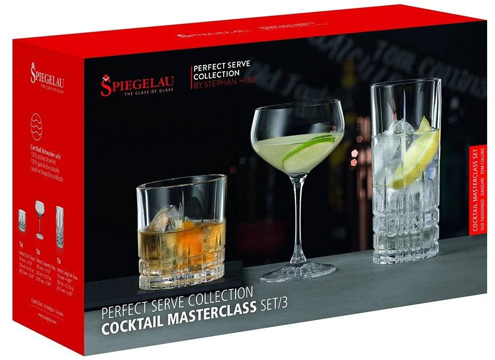 ΣΕΤ ΚΡΥΣΤΑΛΛΙΝΑ ΠΟΤΗΡΙΑ SPIEGELAU COCKTAIL MASTERCLASS ΣΕΙΡΑ PERFECT SERVE 3ΤΜΧ