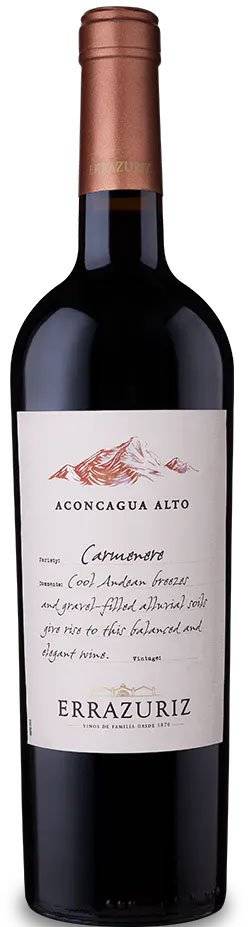 ΚΡΑΣΙ ACONCAGUA ALTO CARMENERE 2020 ERRAZURIZ ΕΡΥΘΡΟ 750 ML