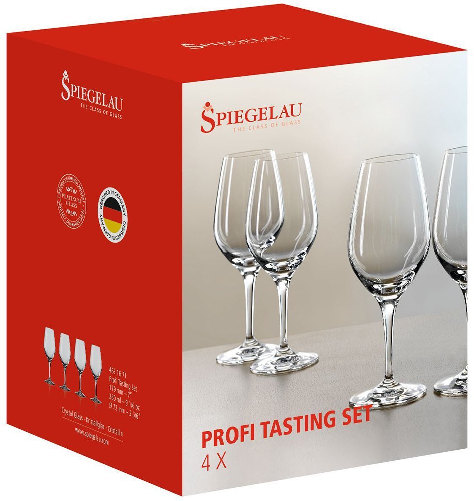 SPIEGELAU ΣΕΤ 4 ΠΟΤΗΡΙΩΝ ΓΕΥΣΙΓΝΩΣΙΑΣ SPIEGELAU PROFI TASTING KIT 260 ML