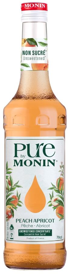 MONIN ΣΙΡΟΠΙ PURE BY MONIN PEACH APRICOT 700 ML