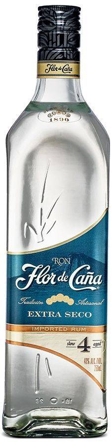 RUM FLOR DE CANA EXTRA SECO 4 ΕΤΩΝ 700 ML