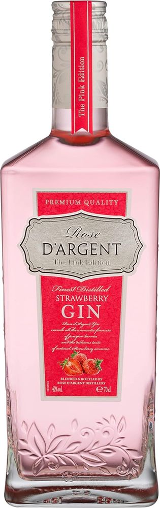 DARGENT GIN ROSE D&#039;ARGENT STRAWBERRY 700 ML