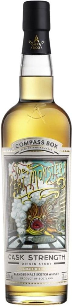 COMPASS BOX ΟΥΙΣΚΙ COMPASS BOX THE PEAT MONSTER CASK STRENGTH 700 ML