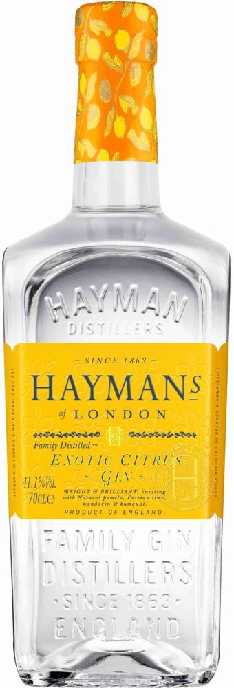 HAYMANS GIN HAYMAN&#039;S EXOTIC CITRUS 700 ML
