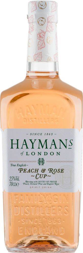 GIN HAYMAN'S ROSE - PEACH CUP 700 ML