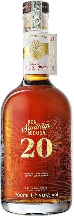 ΡΟΥΜΙ SANTIAGO DE CUBA 20 ΕΤΩΝ EXTRA ANEJO 700 ML