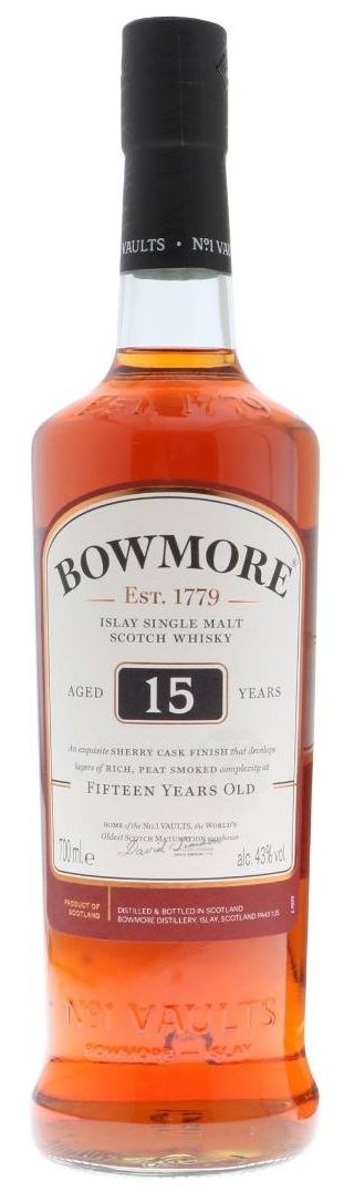 BOWMORE ΟΥΙΣΚΙ BOWMORE SINGLE MALT 15 ΕΤΩΝ SHERRY CASK FINISH 700 ML