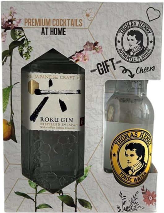 GIN ROKU GIN ROKU SUNTORY JAPANESE CRAFT 700ML + THOMAS HENRY TONIC WATER ΣΕ ΚΟΥΤΙ VAP