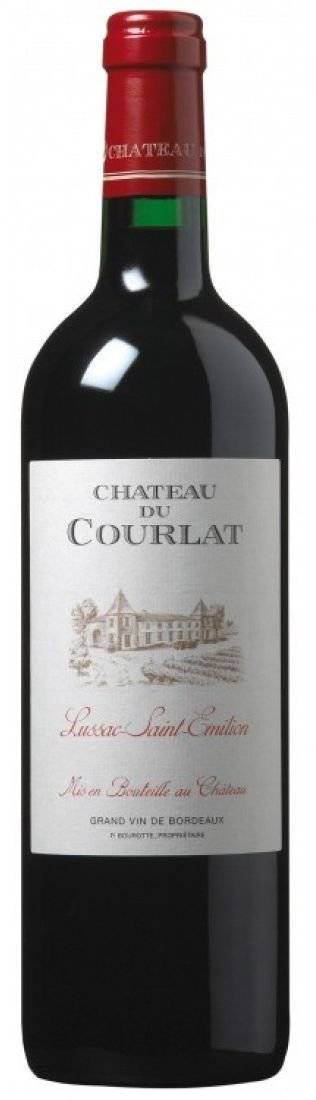 ΚΡΑΣΙ CHATEAU DU COURLAT 2018 ΕΡΥΘΡΟ 750ML