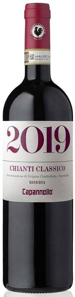 ΚΡΑΣΙ CHIANTI CLASSICO RISERVA CAPANNELLE 2019 ΕΡΥΘΡΟ 750ML