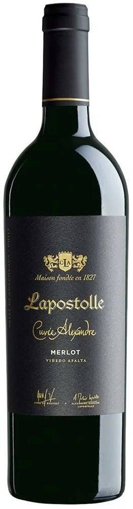 ΚΡΑΣΙ CUVEE ALEXANDRE MERLOT CASA LAPOSTOLLE 2022 ΕΡΥΘΡΟ 750ML