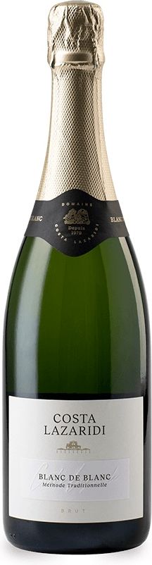 ΚΤΗΜΑ ΚΩΣΤΑ ΛΑΖΑΡΙΔΗ ΑΦΡΩΔΗΣ ΟΙΝΟΣ BLANC DE BLANC BRUT ΚΤΗΜΑ ΚΩΣΤΑ ΛΑΖΑΡΙΔΗ N.V. ΛΕΥΚΟΣ 750 ML