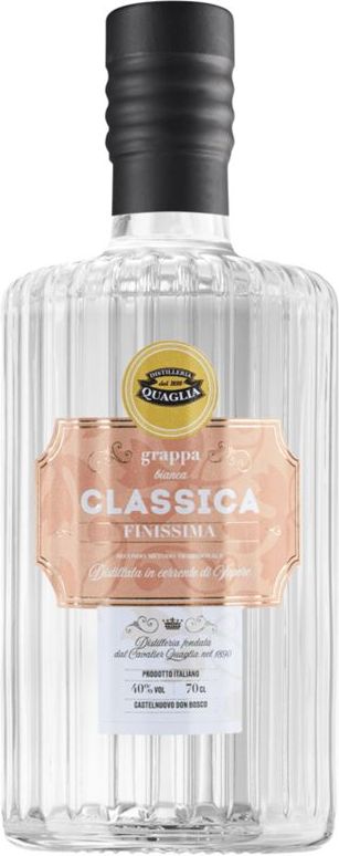 QUAGLIA GRAPPA ANTICA DISTILLERIA QUAGLIA GLASSICA 700 ML