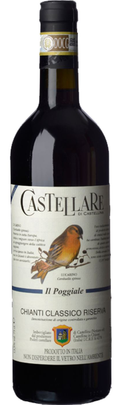 CASTELLARE DI CASTELLINA ΚΡΑΣΙ CHIANTI CLASSICO RISERVA IL POGGIALE 2020 ΕΡΥΘΡΟ 750 ML