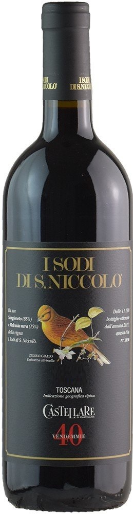 CASTELLARE DI CASTELLINA ΚΡΑΣΙ I SODI SAN NICCOLO CASTELLARE DI CASTELLINA 2020 ΕΡΥΘΡΟ 750 ML