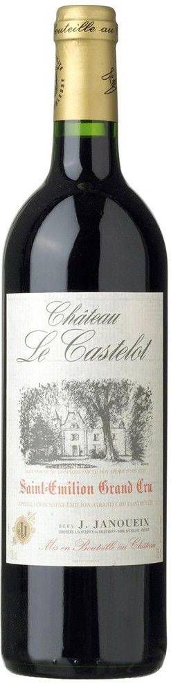 JOSEPH JANOUEIX ΚΡΑΣΙ CHATEAU LE CASTELOT ST. EMILLION GRAND CRU 2019 ΕΡΥΘΡΟ MAGNUM 1500ML