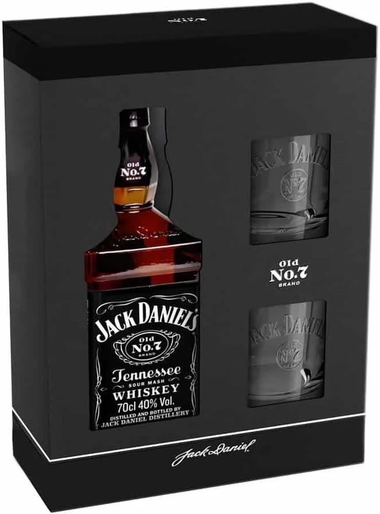 ΟΥΙΣΚΙ JACK DANIELS 700 ML - 2 ΠΟΤΗΡΙΑ ΔΩΡΟ