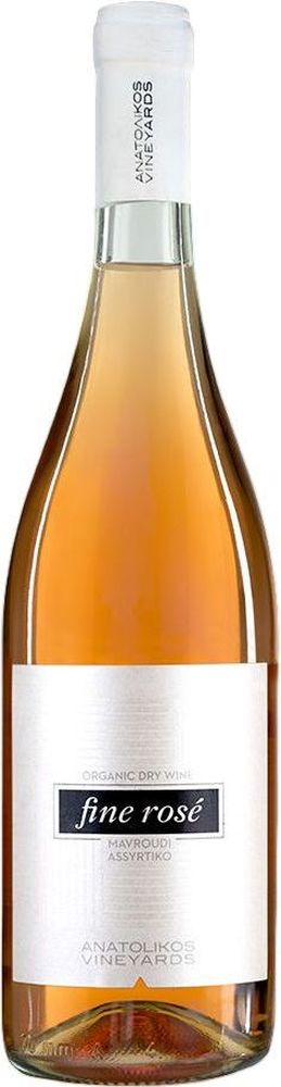 ΚΡΑΣΙ FINE ROSE (BIO) ANATOLIKOS VINEYARDS 2025 ΡΟΖΕ 750 ML