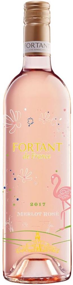 ΚΡΑΣΙ MERLOT ROSE FORTANT DE FRANCE 2025 ΡΟΖΕ 750ML