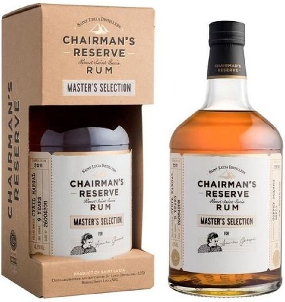 RUM ST. LUCIA CHAIRMAN'S RESERVE MASTER'S SELECTION FOR A.GKIKOPOULOS 700ML